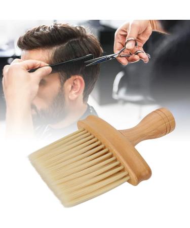 Neck Duster Multifunctional Barber Brush Neck Duster Nylon Bristles Simple Style Neck Duster with Wooden Handle Barber Brush for Hair Cutting Hairdressing Barber Shop Household - Buy Online on SooperMarket.com