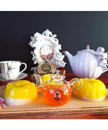 Luxurious Saffron Gift Box for Chefs: 9 Gr Grade A+ Organic Super Negin Coupe Saffron Threads Green Cardamom Rose Bud Tea Dried Saffron Teapot Small Brass Mortar and Pestle (Navy Velvet Box) - Buy Online on SooperMarket.com