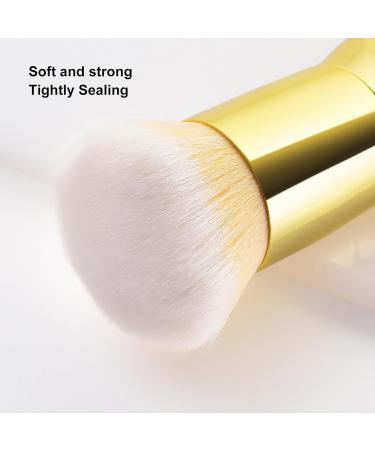 Verdant Touch Cosmetic Brush Gold Makeup Powder and Shading Foundation Brush Home Party Performance Cosmetic Tool - Buy Online on SooperMarket.com