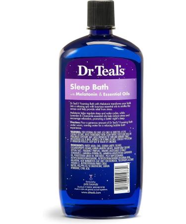 Dr Teal's Salt & Foam Bath Variety Gift Set - 3 Pack (130oz) | Rosemary & Mint Shea Butter & Almond Oil Melatonin Foam Bath | Essential Oils for Stress Relief & Aches - International Shipping Available - Buy Online on SooperMarket.com
