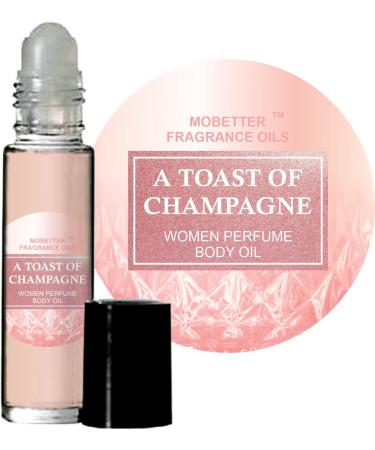 MOBETTER FRAGRANCE OILS A Toast of Champagne Women perfume Body Oil A Toast of Champagne 0.33 Fl Oz (Pack of 1)