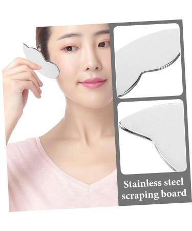 Beavorty Stainless Steel Gua Sha Tool - Facial Scraping Board for Effective Face Massage | Anti-Aging Face Massager - Buy Online on SooperMarket.com