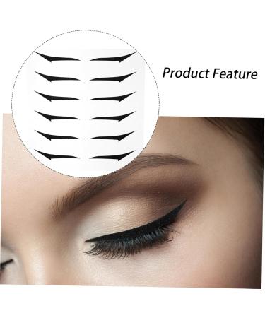 BELLIFFY 36 Pairs Glitter Eyeliner Instant Reusable Double Eyelid Tapes Eyeliner Strips for Eyes Sticker - Buy Online on SooperMarket.com