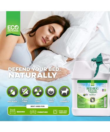Eco Defense Bed Bug Killer - Natural Organic Formula - Fast-Acting - 1 Gallon - Buy Online on SooperMarket.com