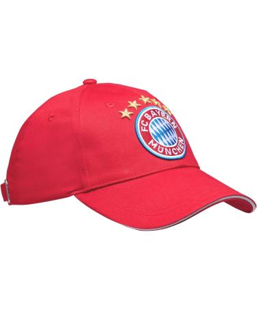 FC Bayern Munich Red Baseball Cap | Official Adult Logo Cap | One Size Fits All - Buy Online on SooperMarket.com