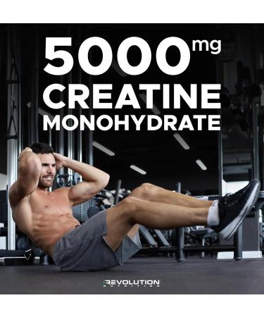 Revolution Nutrition Creatine Monohydrate 1kg Pure unflavoured Increases Muscle Performance Boosts Energy and Supports Recovery 200 Servings - Buy Online on SooperMarket.com