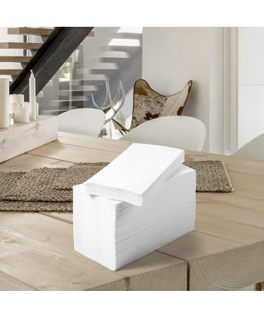 LEKOCH 200 pcs Disposable White Napkins - Premium 2 Ply Wedding Napkins 40x40 - Perfect for Events & Parties - Buy Online on SooperMarket.com