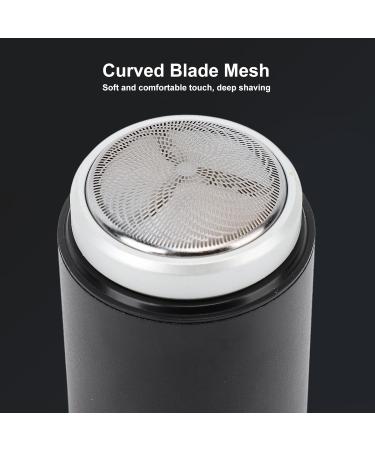 Mini Electric Beard Clipper - Portable Aluminum Trimmer with USB Charging & 3 Blade Heads | International Shipping Available - Buy Online on SooperMarket.com