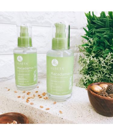 Luseta Macadamia Oil Hair Serum - Nourishing & Revitalizing for Normal & Dry Hair - 3.38oz | International Shipping Available - Buy Online on SooperMarket.com