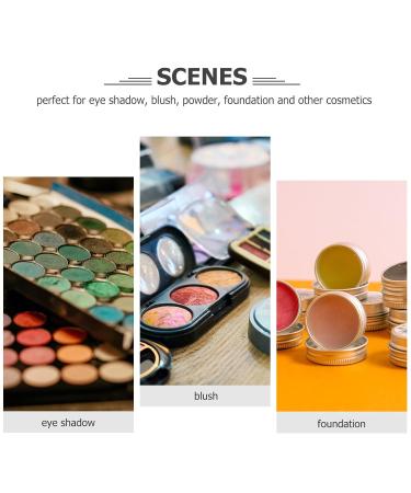 Buy Beavorty 3pcs Empty Round Metal Pans - Refillable 38mm Eyeshadow Palette for DIY Makeup - Highlighter Blush Lipstick & Liner - International Shipping Available - Buy Online on SooperMarket.com
