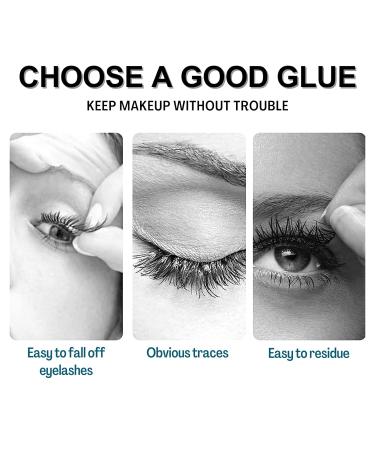 Clear Eyelash Glue Duo | 4g x 2 | Fast Drying & Waterproof | Strong Bonding | Includes Tweezer | Long-Lasting Extensions | Eyelash Extension Kit - Buy Online on SooperMarket.com