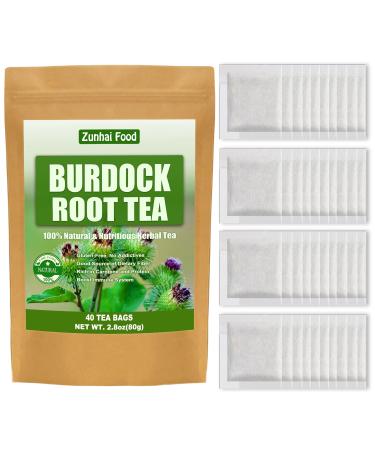Zunhai Food Burdock Root Tea - 40 Tea Bags - 2.8 Oz: Premium Herbal Tea Blend - Buy Online on SooperMarket.com