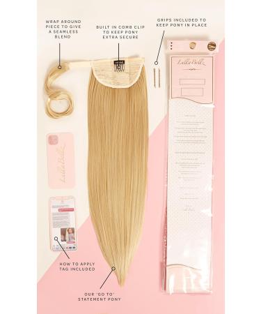 Lullabellz Grande Straight Wraparound Pony 26-Inch Length Light Blonde - Buy Online on SooperMarket.com