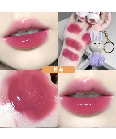 3 Colors Lip Tint Keychain Set - Moisturizing Non-Stick Long-Lasting Liquid Lip Stain & Gloss - Buy Online on SooperMarket.com