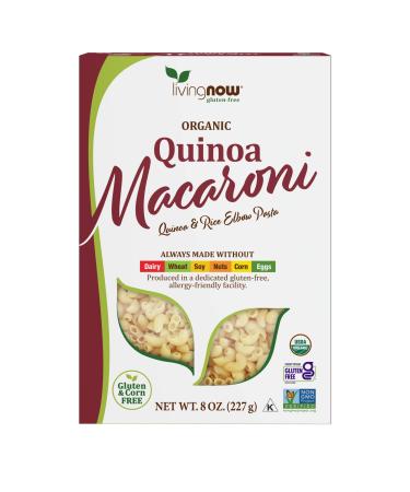 Now Foods Organic Quinoa Macaroni Gluten-Free 8 oz (227 g)