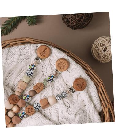 Anneome 20pcs Leopard Print Silicone Bead Set for Pacifier Chains and Baby Teethers - Buy Online on SooperMarket.com