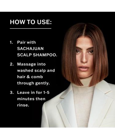 SACHAJUAN Scalp Conditioner - Relieve Dry Itchy Scalp Dandruff & Oily Hair | Salicylic Acid Rosemary Oil Ginger - 3.38 Fl Oz - Buy Online on SooperMarket.com