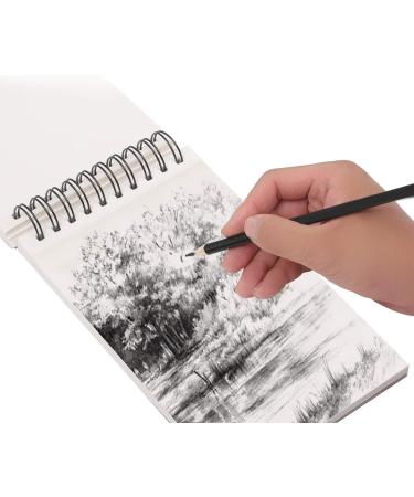 Bachmore 5.5X8.5 Inch Sketchpad - 100 Sheets Spiral Bound Sketch Book for Artists | Marker Art, Colored Pencil, Charcoal | Ideal for Pro & Amateurs (1 Pack) - Buy Online on SooperMarket.com