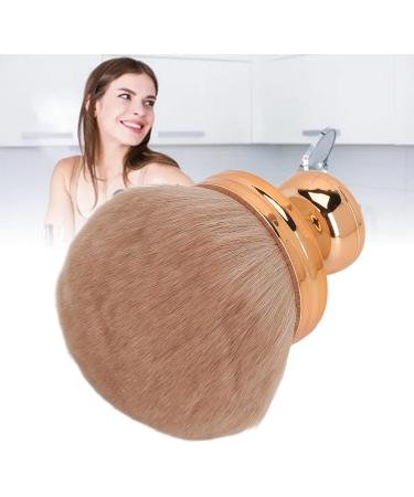 Makeup Brush Compact Electroplated Handle Mushroom Head Skin-Friendly Home Foundation Brush for Dressing Table - Buy Online on SooperMarket.com