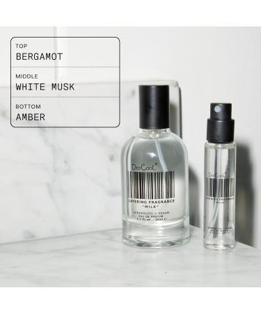 DedCool Eau de Parfum (Xtra Milk - 1.7 fl oz) with Notes of Bergamot White Musk Amber Clean Perfume for Men & Women Long Lasting Luxury Fragrance Non-Toxic Genderless Vegan Fragrance For All - Buy Online on SooperMarket.com