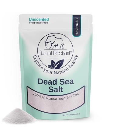 Natural Elephant Dead Sea Bath Salt |100% Natural and Pure| Fine Grain | for Bathing and Relaxation of Body and Mind (2 Pounds (32 oz))
