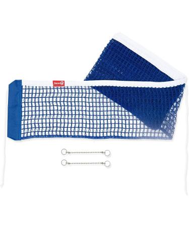 Sanung C-X2 Professional Table Tennis Net | Thick Adjustable Cotton Net with 2 Chains | Indoor Outdoor Ping Pong Mesh Net - Royal Blue - Buy Online on SooperMarket.com