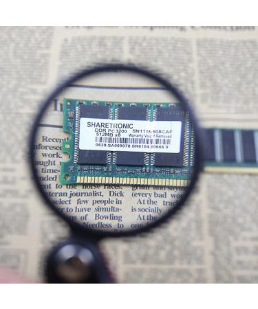 8X Mini Handheld Folding Magnifying Glass 50mm Optical Lens - Rotating Loupe for Elderly and Students - Buy Online on SooperMarket.com