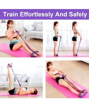 AWAVM Belly Trainer - Multifunctional Sit-Up & Bodybuilding Equipment with 3 Elastic Tubes | Home Fitness & Sports Gear - Buy Online on SooperMarket.com