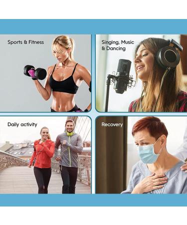 Breathing Lung Exerciser Exercise Device Expansion Mucus Relief Oxygen Therapy Recovery Trainer Handheld RoyalBlue for Daily Use (Royal Blue) Royal Blue HT-01P - Buy Online on SooperMarket.com