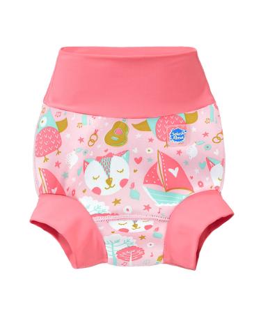 Splash About Baby & Toddler Happy Nappy Reusable Swim Nappy Owl & the Pussycat 12-24 Months