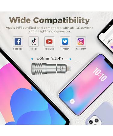 BOYA BY-P4D iOS Mini Phone Mic with Lightning Port - External Microphone for iPhone/iPad/iPod - Perfect for Vlogging and Video Recording - Buy Online on SooperMarket.com