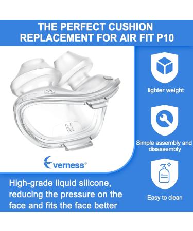 Everness 2 Packs Replacement Cushion (M) for P10 Series - Consistent Fit, Reliable Seal - Durable & Great-Value (M) Medium - Buy Online on SooperMarket.com
