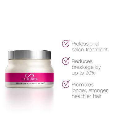 Hairfinity Strengthening Amino Treatment Masque - Hydrating Hair Mask with Collagen, Keratin & Vegetable Protein for Growth - 8 oz - Buy Online on SooperMarket.com