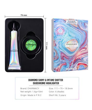 Charmacy Duochrome Eyeshadow - Insane Shifters Chameleon Eyeshadow - Metallic Eye Looks - 100% Vegan & Cruelty Free | 1.9g - Buy Online on SooperMarket.com