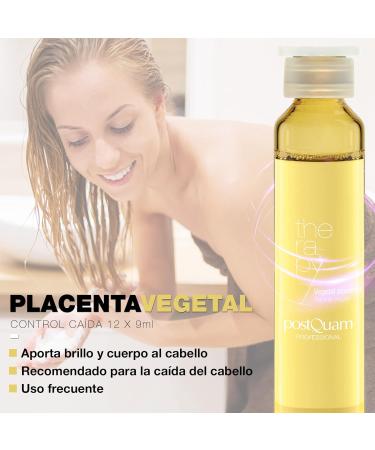Postquam Vegetable Placenta Hair Ampoule Pack - 24 x 9ml | Stimulates Blood Circulation & Prevents Hair Loss - Buy Online on SooperMarket.com