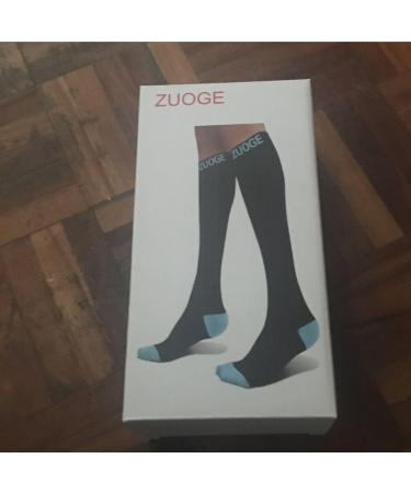 3 Pairs Compression Socks Pack - Medical Nursing & Travel - 15-20mmHg Black XL-XXL - Buy Online on SooperMarket.com