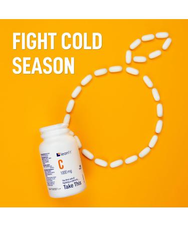 LEANFIT Vitamin C 1000mg 90 Tablets - To Fight a Cold Take This - Supports Immune Health & Provides Antioxidant Protection - Vegan Sugar-Free Non-GMO Gluten-Free - Buy Online on SooperMarket.com