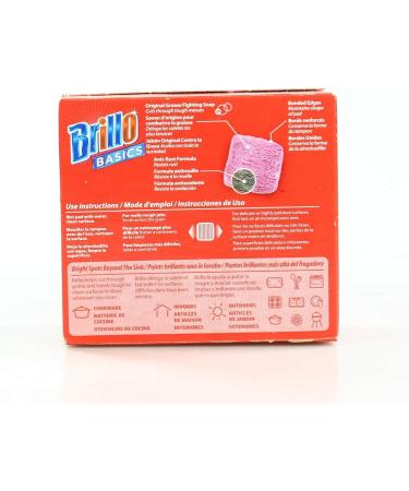 Brillo Basics Steel Wool Scrub Pads - 8 ct. Box - Buy Online on SooperMarket.com