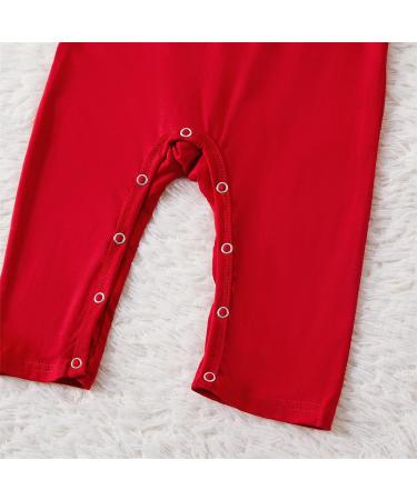 PatPat Family Matching Christmas Pajamas Set - Red Tree Snowflake Print Sleepwear for Baby 6-9 Months - Buy Online on SooperMarket.com