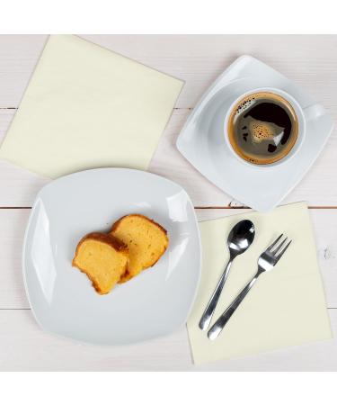 Buy HEKU 100 Cream Napkins | 3-Layer 33x33cm | Highly Absorbent & Stylish | Perfect for Events & Gastronomy | Practical 5-Pack - International Shipping Available - Buy Online on SooperMarket.com