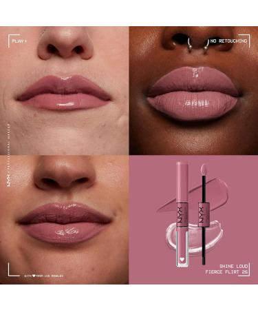 NYX Professional Makeup Lipgloss - Highly Pigmented Long-Lasting Non-Staining Shine Loud 26 Fierce Flirt - Shop Internationally - Buy Online on SooperMarket.com