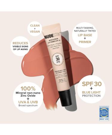 NUDESCREEN Lip Primer SPF 30 - Hydrating Sunscreen Lip Care for All Skin Types - International Shipping Available - Buy Online on SooperMarket.com