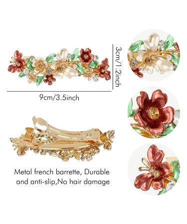 inSowni 4 Pack Luxury Glitter Butterfly Rhinestone Hair Clips for Women and Girls - Buy Online on SooperMarket.com