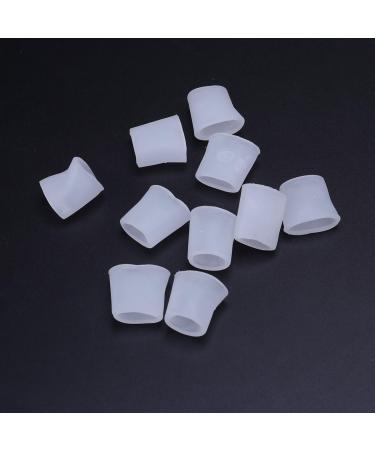 ROSENICE Gel Toe Protector Corn Separator for Little Toe 5 Pairs (White Open) - Buy Online on SooperMarket.com