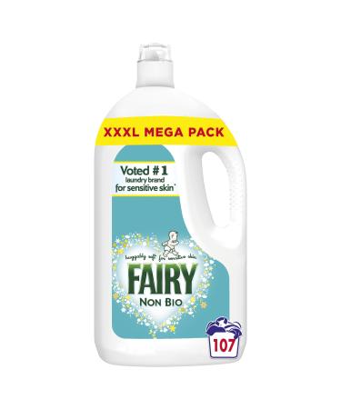 Fairy Non Bio Liquid Laundry Detergent 107 Washes 3.531 l Voted Number 1 For Sensitive Skin