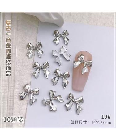 10Pcs 3D Butterfly Nail For Nails Alloy Butterfly Nail Decoration Alloy Nail Butterfly Nail Manicure Accessories Manicure Accessories - Buy Online on SooperMarket.com