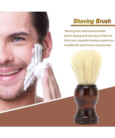 Premium Wooden Handle Shaving Brush for Men | Perfect for Home & Salon Use | Beard Razor Brush for Smooth Shaves - Buy Online on SooperMarket.com