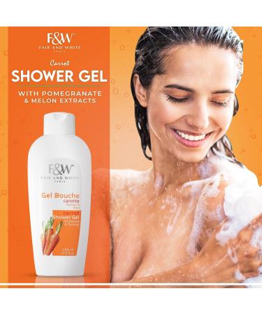 FAIR & WHITE Original Carrot Tonifying Body Wash 1000ml - 33.8 fl.oz. | Pack of 1 - Buy Online on SooperMarket.com