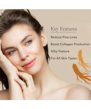 Revive Eye Serum: Ginseng + Retinal Korean Eye Cream for Dark Circles and Puffy Eyes Anti Wrinkle Eye Cream Anti Aging Under Eye Cream Eye Bags Remover Eye Serum for All Skin Types - Buy Online on SooperMarket.com
