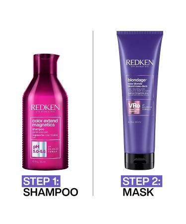 Redken Blondage Color Depositing Mask - Temporary Rose Tint Hair Treatment - 8.5 Fl Oz - Buy Online on SooperMarket.com